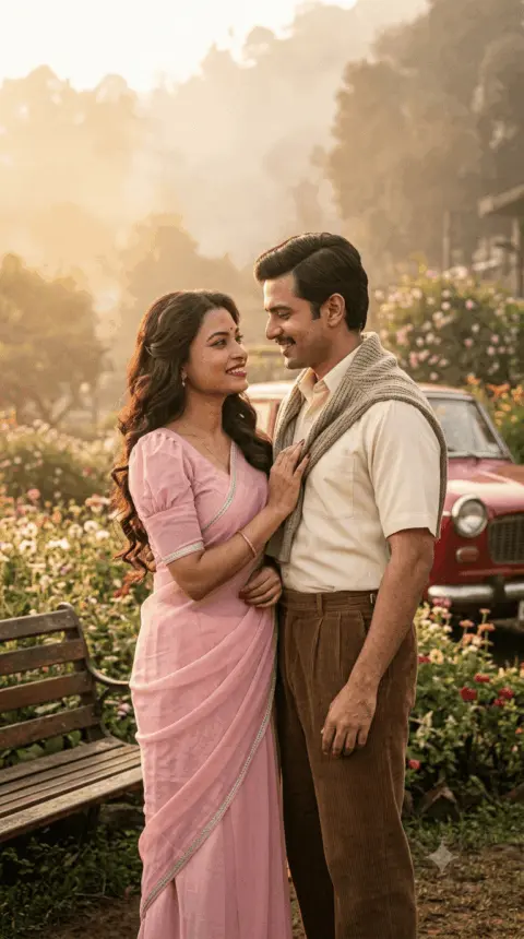 Retro Indian Couple AI Prompts 2026: Viral 80s & 90s Bollywood Photoshoot Ideas for Gemini & ChatGPT